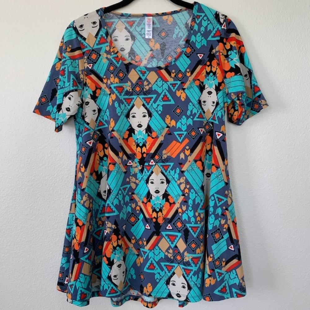 LuLaRoe Irma T - Size XS  Disney Pocahontas Shirt